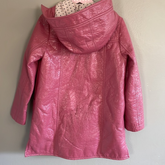 ZARA Girl coat leather - Picture 3 of 7